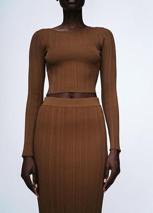 Гольф, водолазка під горло з імітацією топа zara