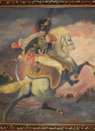 Конный портрет, написанный теодором жерико в 1812 году