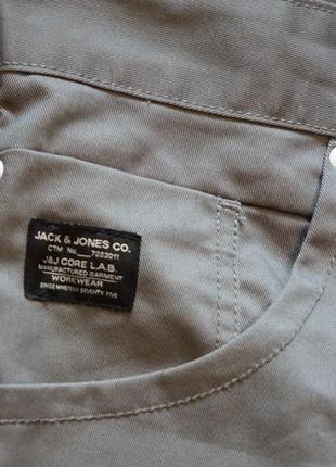 Отличные фирменные шорты стального цвета креативного бренда  jack & jones дания xl4 фото