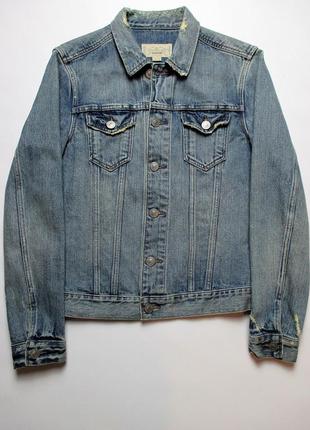 Джинсовая куртка allsaints - kiku denim jacket6 фото