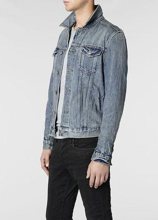 Джинсовая куртка allsaints - kiku denim jacket9 фото