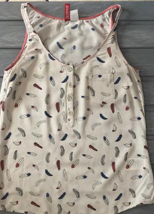 Легка майка з кишенькою від h&m