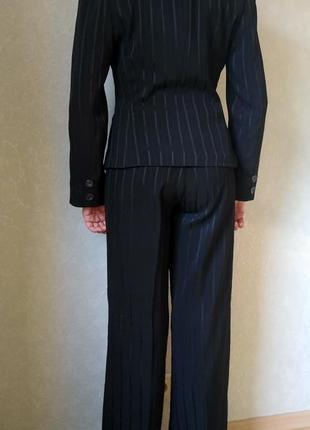 Классический брючный костюм lilit collection черный шерсть2 фото