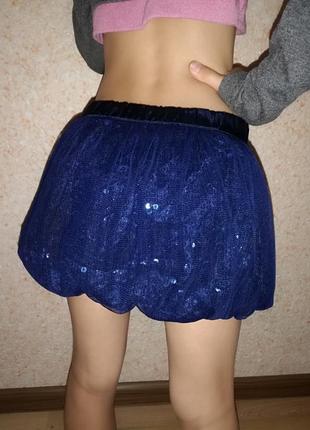 Яркая юбка с паетками3 фото