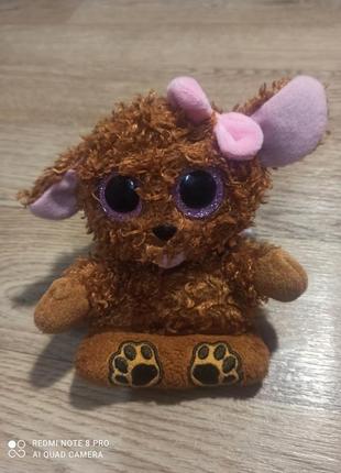 Игркшка глазастик собака собачка сидить