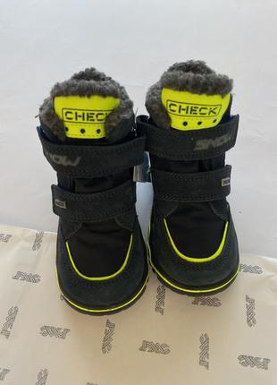 Детские итальянские зимние ботинки для мальчика