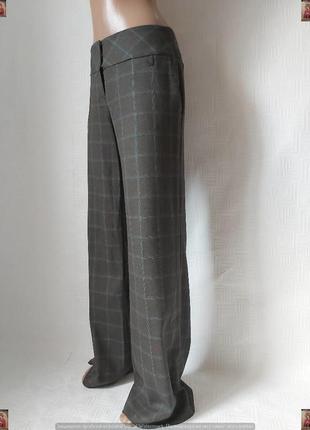 Фирменные orsay базовые стильные брюки/штаны в клетку на 32%вискоза,размер м-ка4 фото