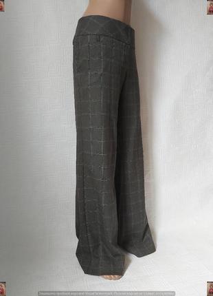 Фирменные orsay базовые стильные брюки/штаны в клетку на 32%вискоза,размер м-ка3 фото