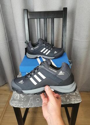 Термо кросівки чоловічі adidas cliaprooof dark grey темно-сільні адас клемапруф зимові