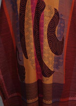 Етно шаль віскоза 2 в 1 індія абстракція