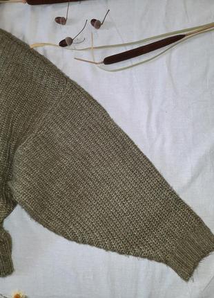 Худи крупной вязки  / свитер оверсайз plus size  missguided8 фото