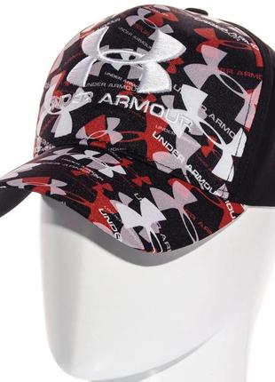 Бейсболка мужская тракер кепка брендовая сублимация under armour sub21782 черный