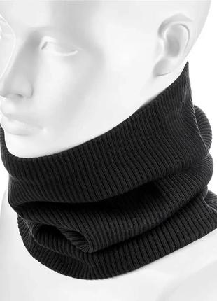 Снуд рубчик универсальный из хлопка на флисовой подкладке atrics s795 айсберг