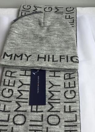 Комплект шапка і шарф tommy hilfiger5 фото