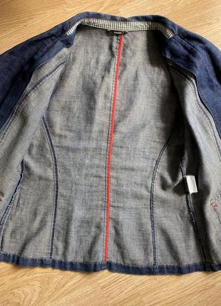 Джинсовий піджак жакет s-m розмір9 фото