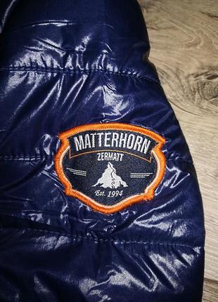 Куртка matterhorn zermatt navy polyester quilted jacket (diesel superdry allsaints dsquared)7 фото