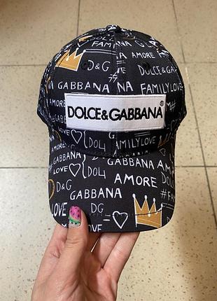 Кепка бейсболка в стилі dolce & gabbana