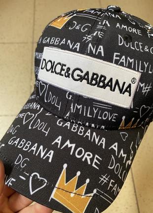 Кепка бейсболка в стилі dolce & gabbana3 фото