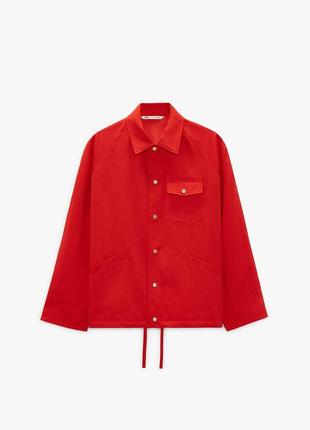 Помаранчева куртка zara 7