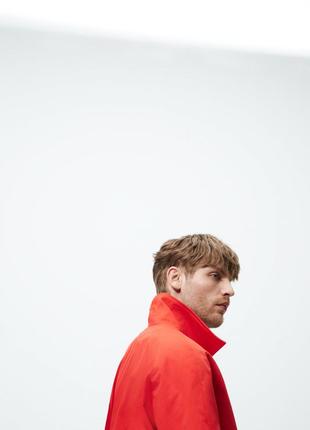 Помаранчева куртка zara 4