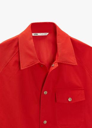 Помаранчева куртка zara 9