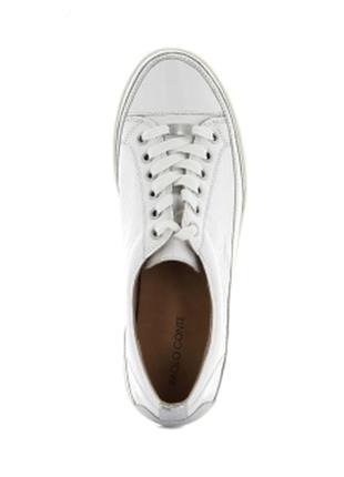 Белые кожаные кеды