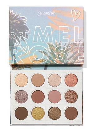 Палетка тіней off melrose colourpop3 фото