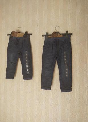 Розпродаж! фірмові утеплені джинси на підкладці7 фото