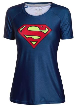 Женская футболка under armour® alter ego heatgear® sonic supergirl2 фото