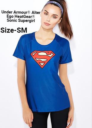 Женская футболка under armour® alter ego heatgear® sonic supergirl