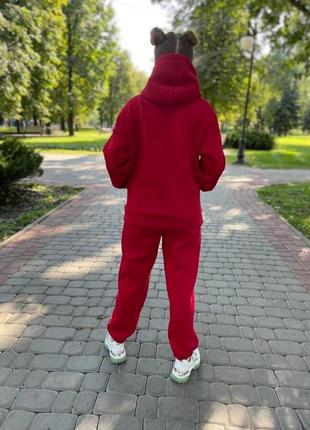 Підлітковий спортивный костюм з капюшоном. (тринитка на флісі)2 фото