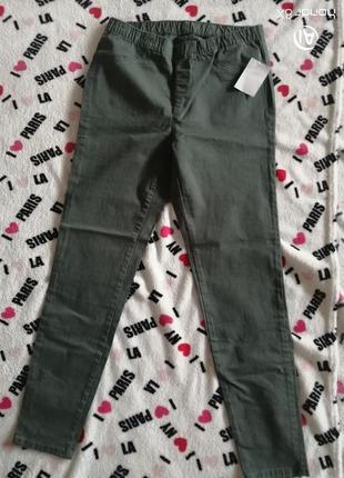 Зелені джегінси джинси жіночі джинси джеггінси стрейчеві німеччина c&a