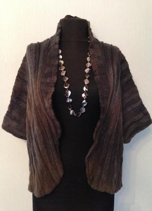 Стильная шерстяная накидка, болеро, кардиган от manon design