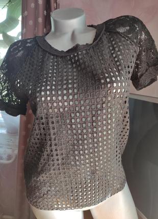 Ажурная сетка,блуза сеточка,женская блузка, нарядная кофта1 фото