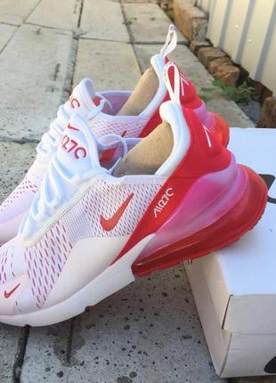 Жіночі кросівки nike air max 270 white red pink

женские кроссовки найк аир форс на