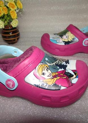 Супер кроксы ~ crocs disney frozen ~ c 11 - 17,5 см ( р 27)