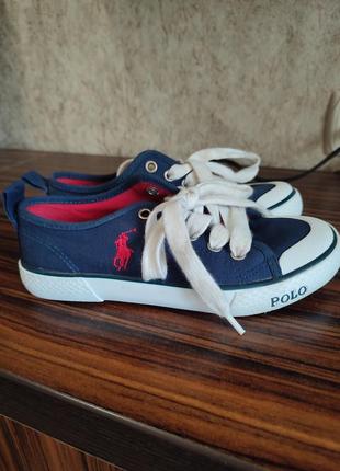 Кеды унисекс polo ralph lauren 30-31р.1 фото