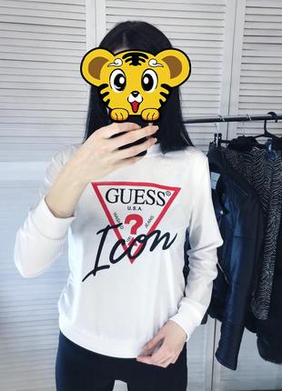 Женский свитшот guess гесс белый жіночій світшот гесс білий1 фото