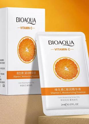 Есенція для особи bioaqua (vitamin c) з екстрактом вітаміну с 2 ml ( упаковка 30 штук)