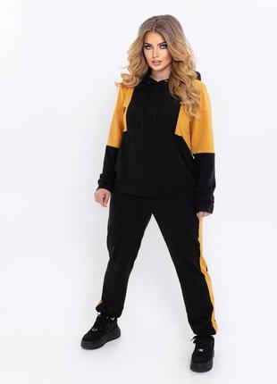 Спортивний костюм жіночий мод мод 11.03 кофта з капюшоном трикотаж (48-50, 52-54, 56-58, 60-62 батал розмір)2 фото