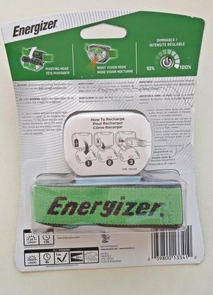 Акумуляторний налобний ліхтар energizer. новий. оригінал. куплений в сша2 фото