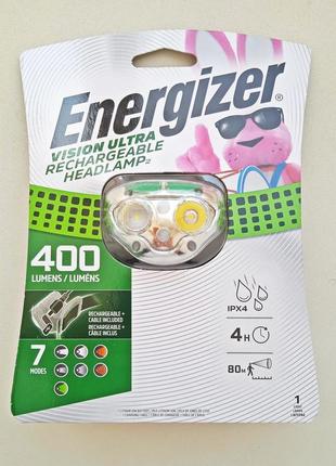 Акумуляторний налобний ліхтар energizer. новий. оригінал. куплений в сша1 фото