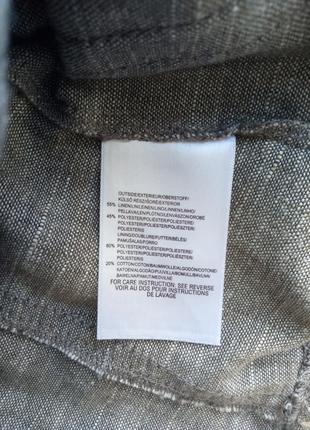 Брендовий піджак у джинсовому стилі з вмістом льону5 фото