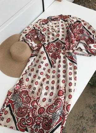 Zara атласна сукня міді плаття платье ➰на запах1 фото