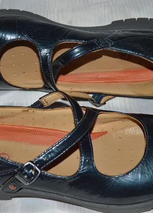 Туфли балетки мокасини кожа clarks размер 39 (6), мокасіни туфлі шкіра4 фото
