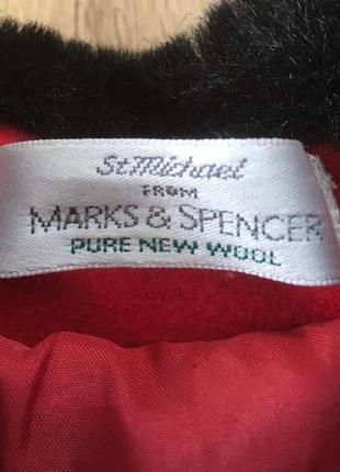 Дитяче пальто плащ marks spencer / pure new wool2 фото