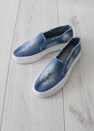 Туфли балетки джинсові sweet shoes
