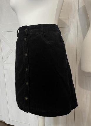 Вельветовая юбка с пуговицами m&s4 фото