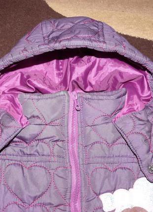 Куртка на девочку 3-5 лет,стеганая, стильная,демисезонная6 фото