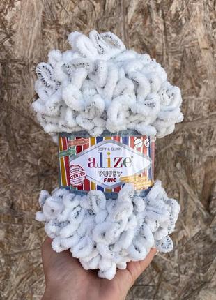 Пряжа alize puffy fine 833 686